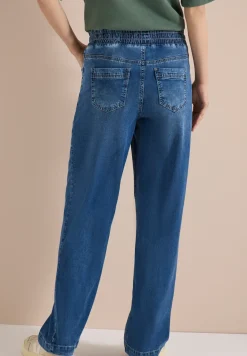 High Waist Wide Leg Jeans en Loose Fit