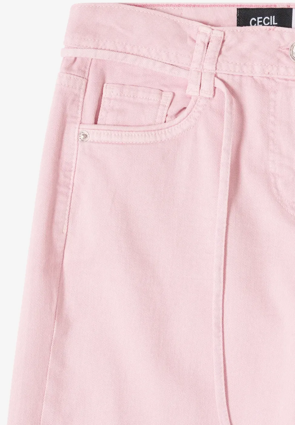 High Waist Wide Leg Jeans en Loose Fit