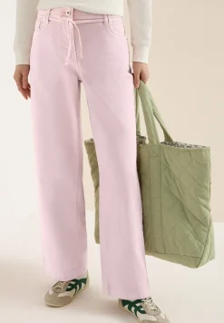 High Waist Wide Leg Jeans en Loose Fit