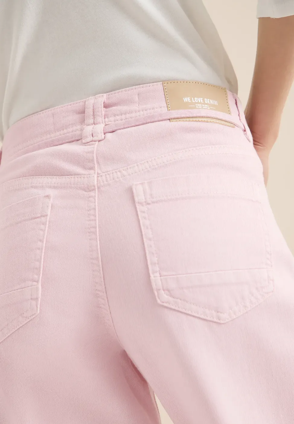 High Waist Wide Leg Jeans en Loose Fit
