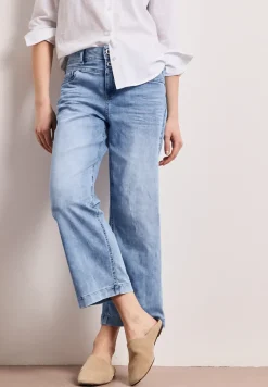 High Waist Wide Leg Jeans en Loose Fit