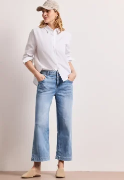 High Waist Wide Leg Jeans en Loose Fit