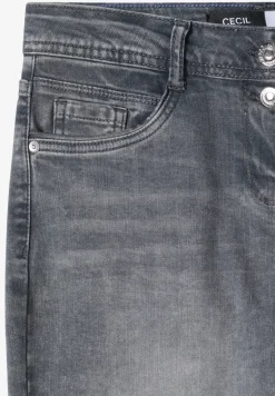 High Waist Wide Leg Jeans en Loose Fit
