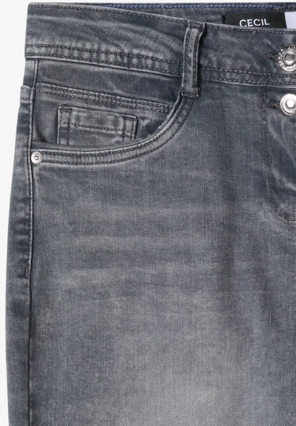 High Waist Wide Leg Jeans en Loose Fit