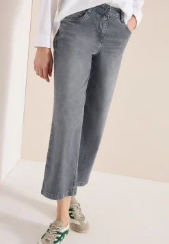 High Waist Wide Leg Jeans en Loose Fit