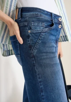 High Waist Wide Leg Jeans en Loose Fit