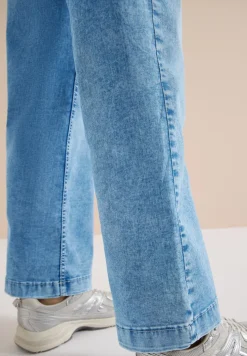 High Waist Wide Leg Jeans en Loose Fit