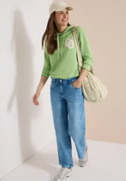 High Waist Wide Leg Jeans en Loose Fit