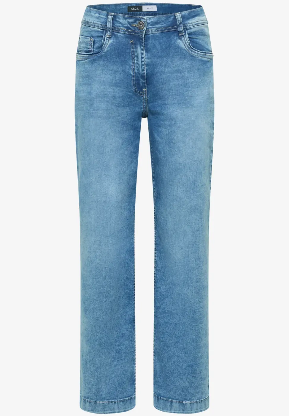 High Waist Wide Leg Jeans en Loose Fit