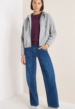 Hoodie Blouson en aspect laine