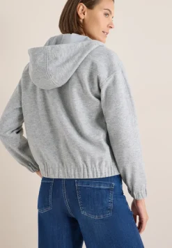 Hoodie Blouson en aspect laine