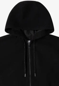Hoodie Blouson en aspect laine