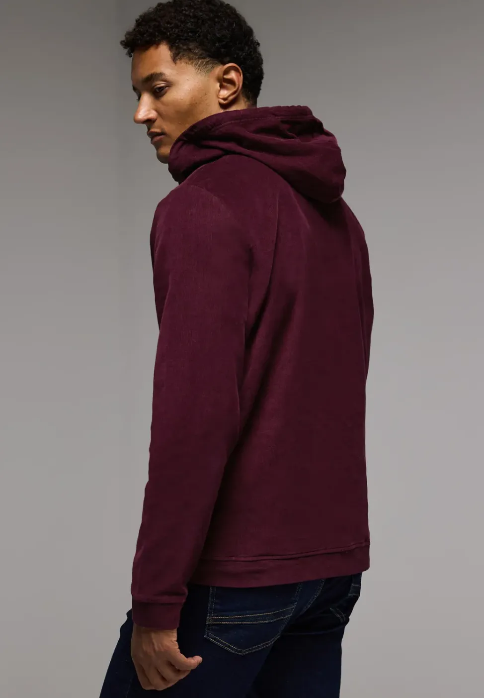 Hoodie en velours côtelé