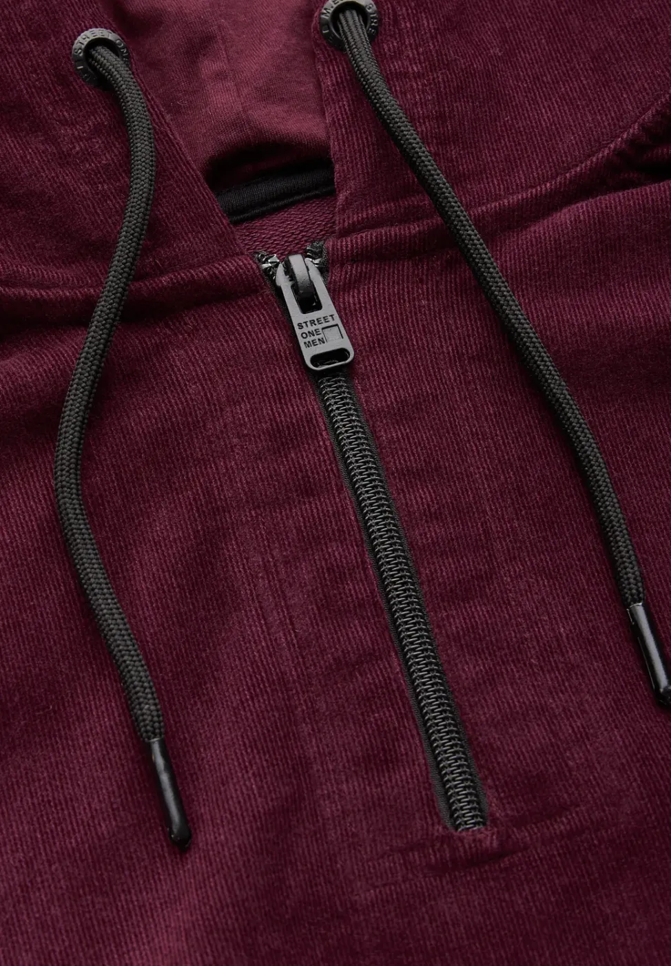Hoodie en velours côtelé