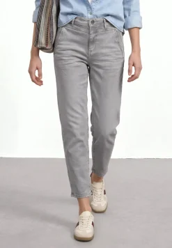 Jean Barrel Leg taille haute, coupe loose