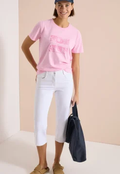 Jean capri wide leg coupe décontractée