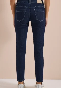Jean droit taille mi-haute coupe casual