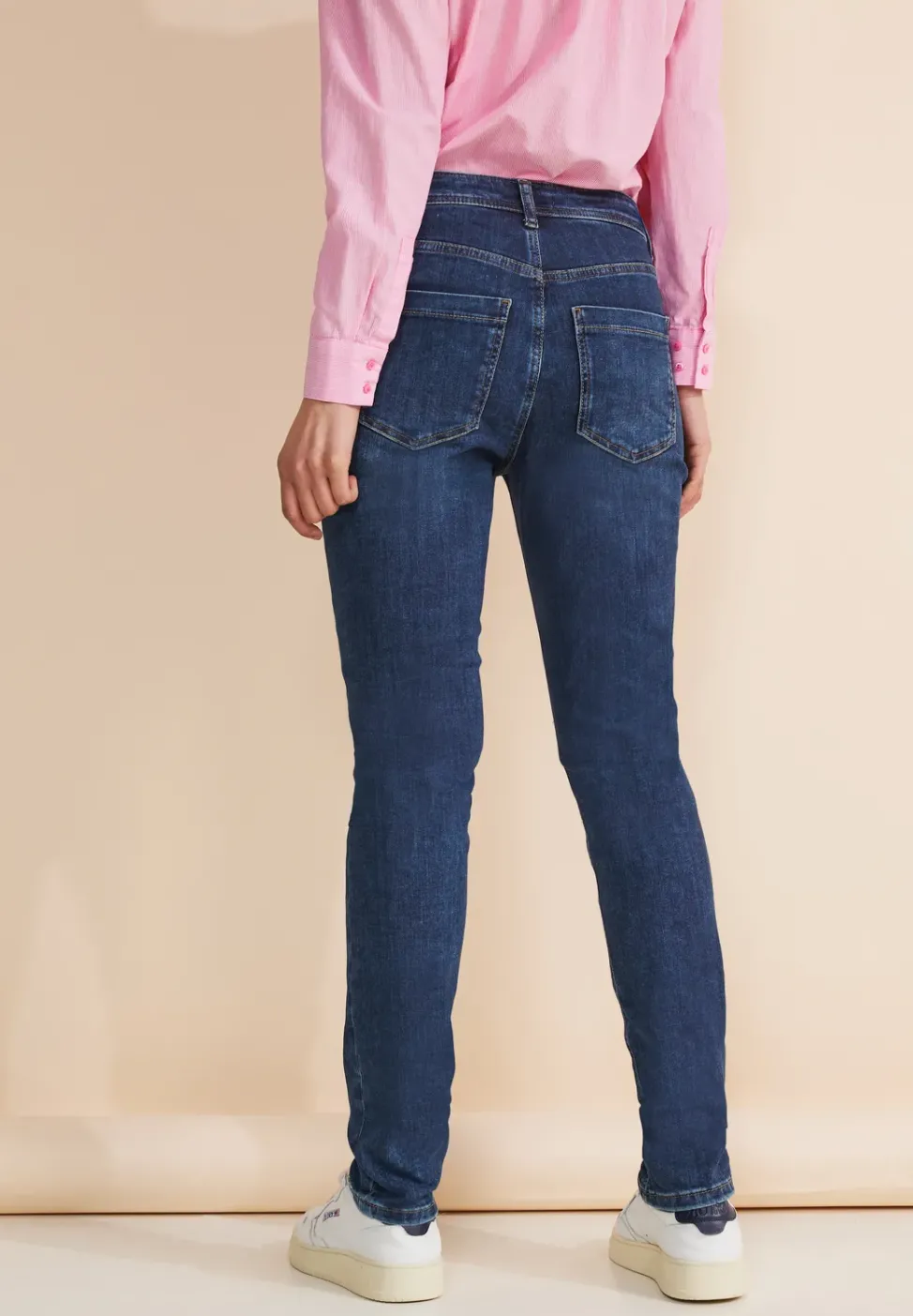 Jean indigo coupe classique