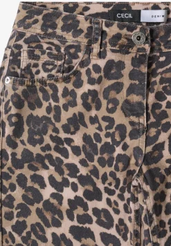 Jeans au look léopard