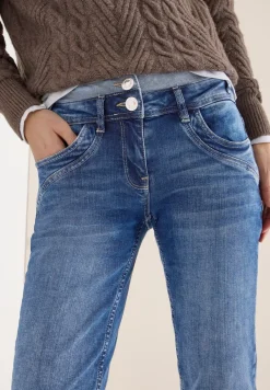 Jeans avec double ceinture