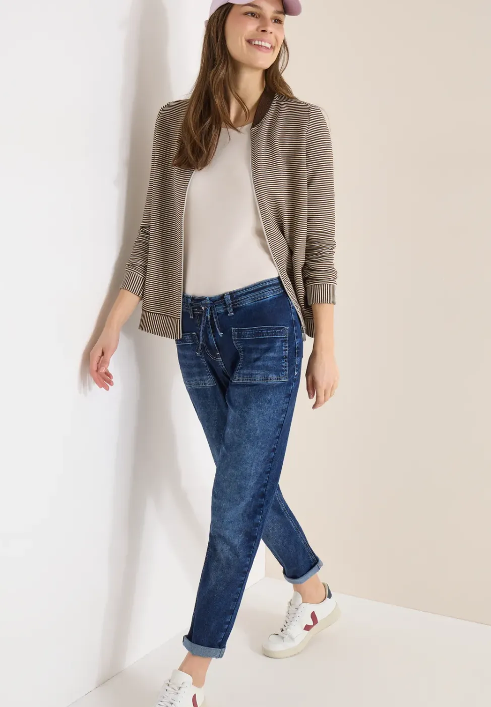 Jeans avec poches patch