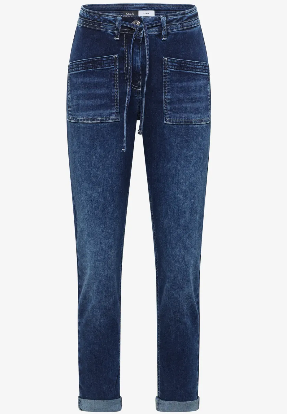 Jeans avec poches patch