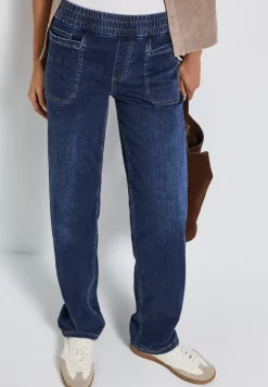 Jeans avec taille élastique
