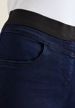 Jeans avec taille élastique