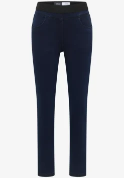 Jeans avec taille élastique