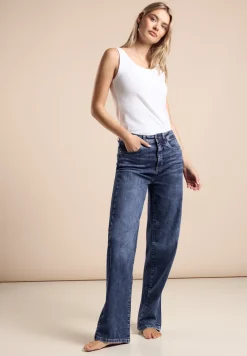Jeans en coupe loose