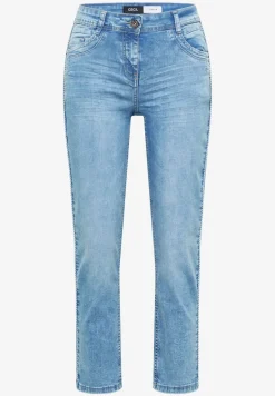 Jeans High Waist Straight Leg en Slim Fit