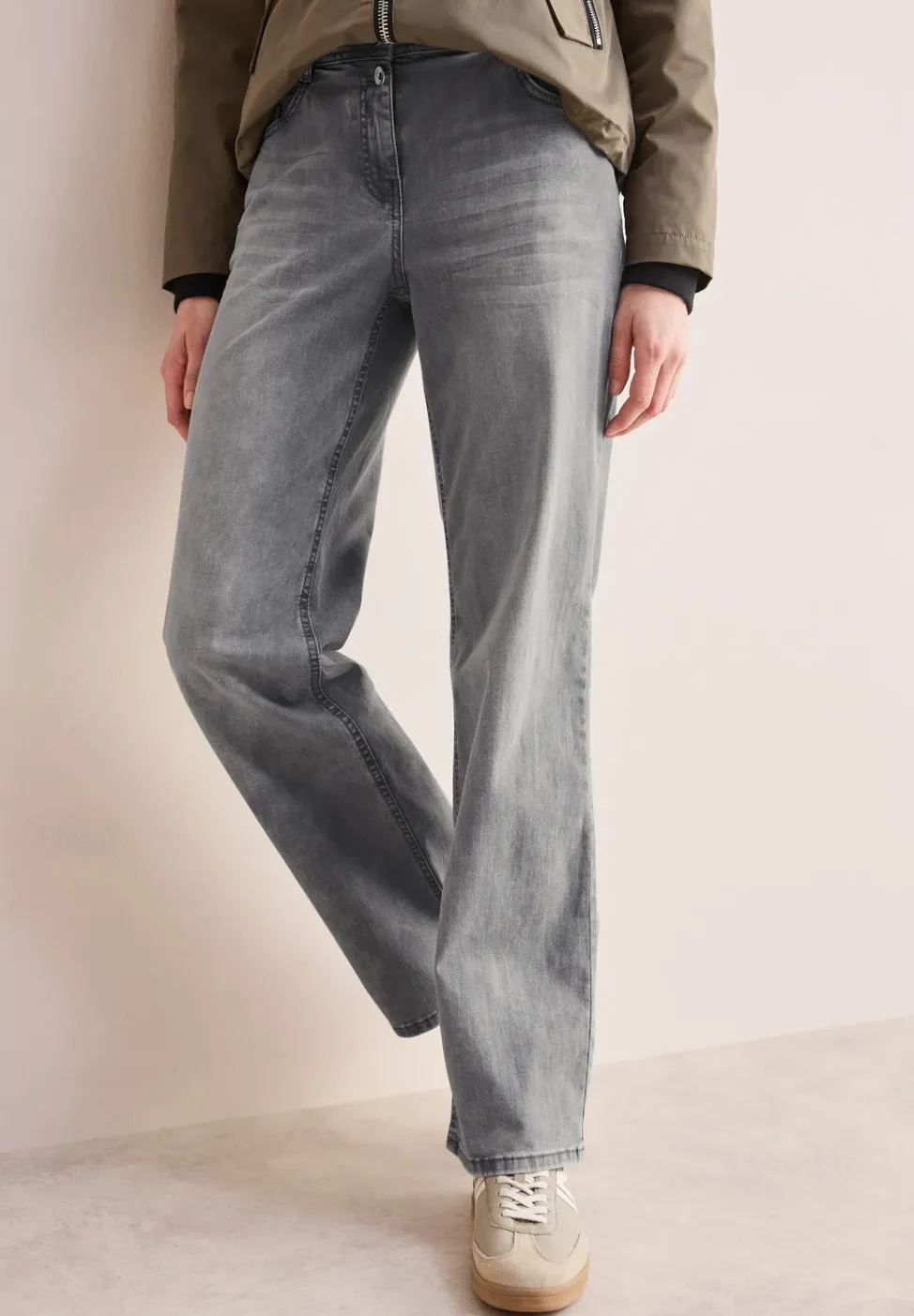 Jeans à jambes larges
