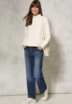 Jeans à jambes larges