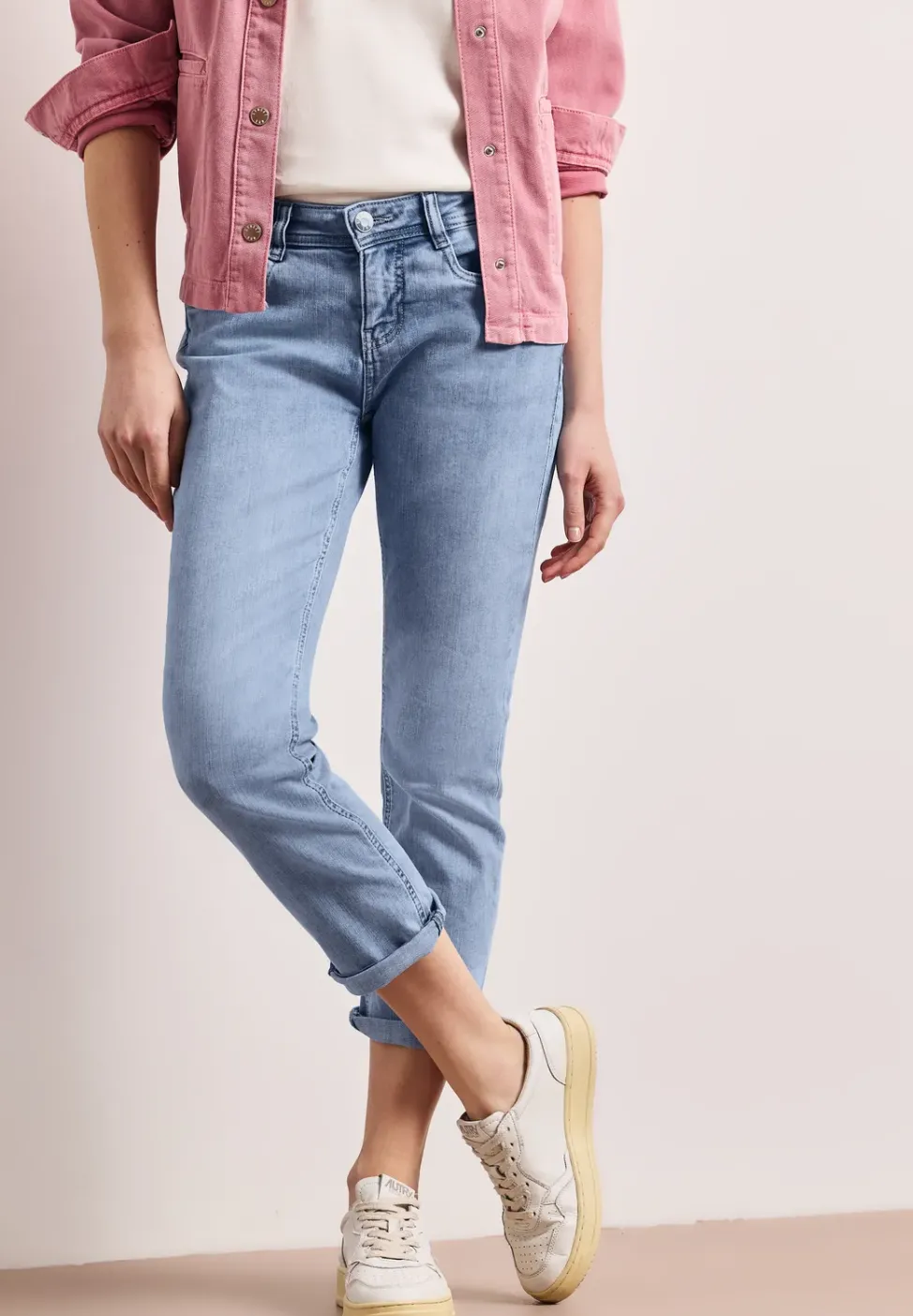 Jeans Low Waist Slim Leg en Casual Fit