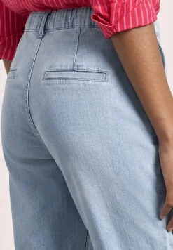 Jeans Mid Waist au look chino