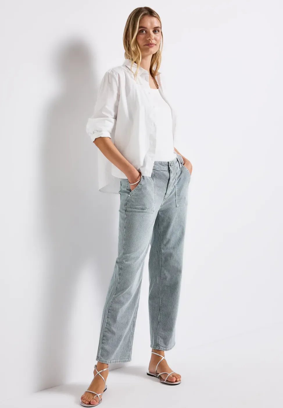 Jeans rayé