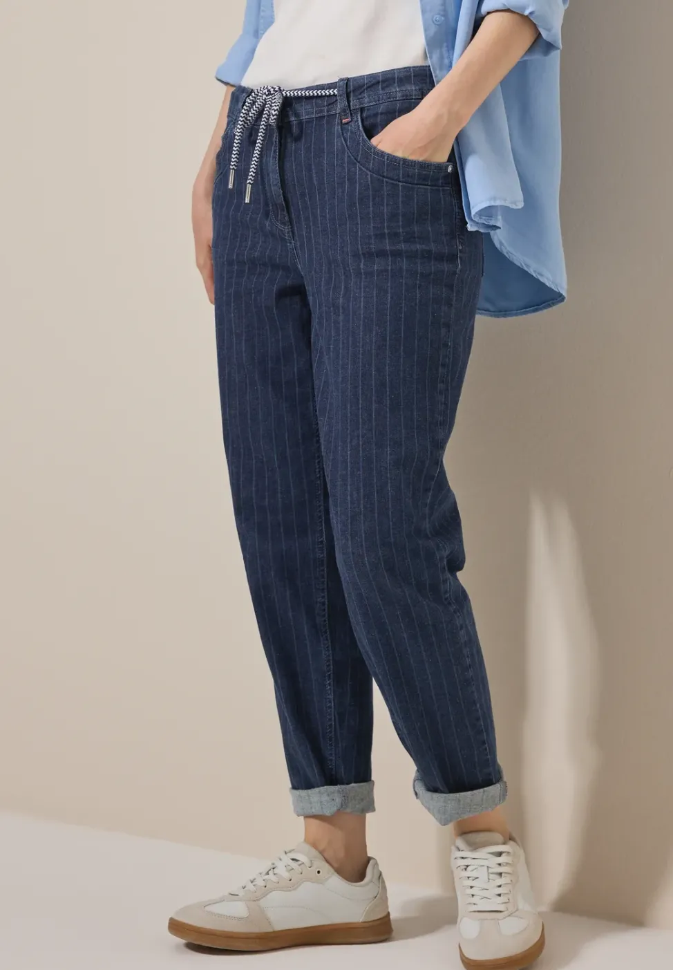 Jeans à rayures