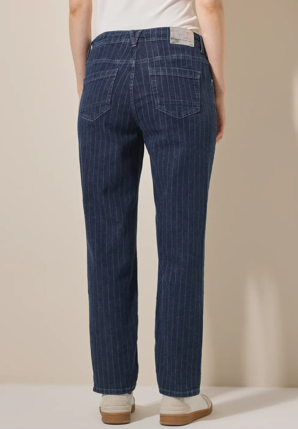 Jeans à rayures