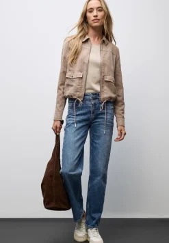 Jeans à rayures gallon