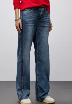 Jeans à rayures gallon
