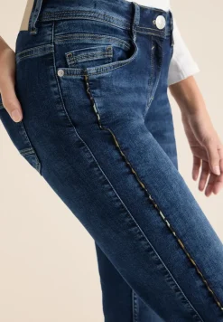 Jeans à rayures gallon