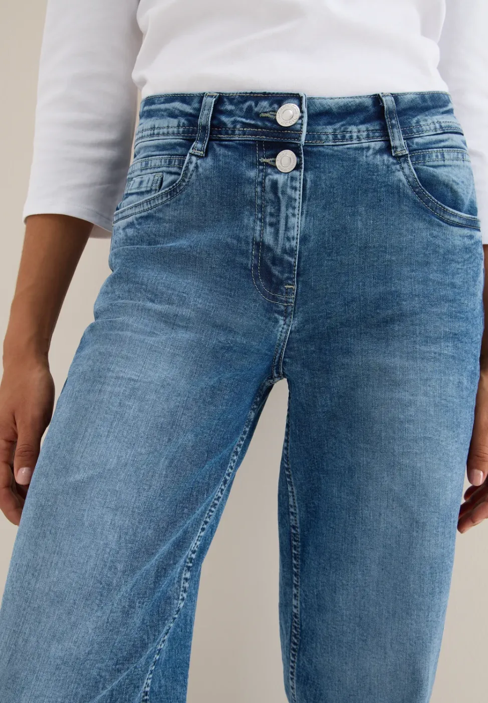 Jeans à rayures gallon
