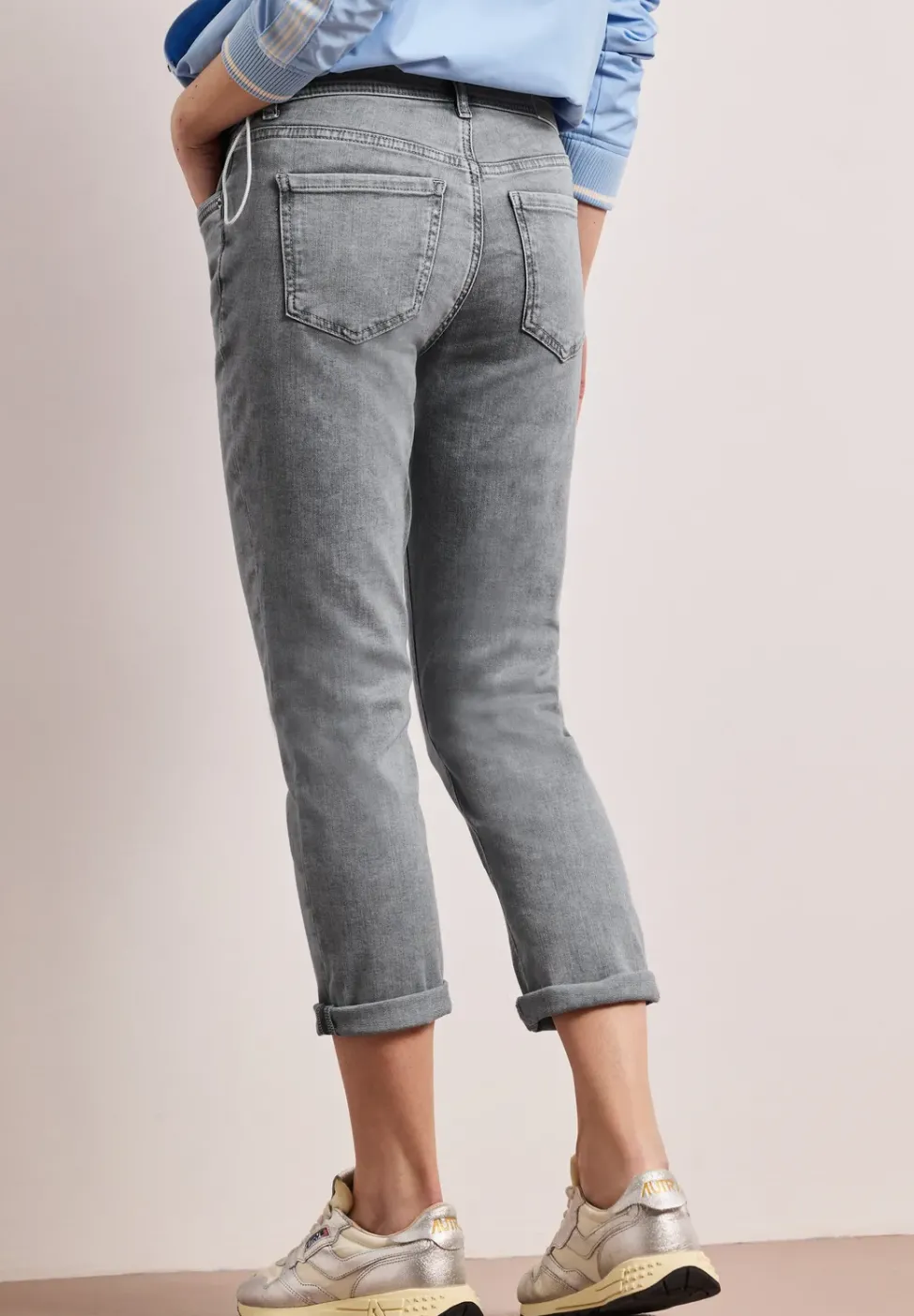 Jeans 7/8 Slim Leg en Casual Fit