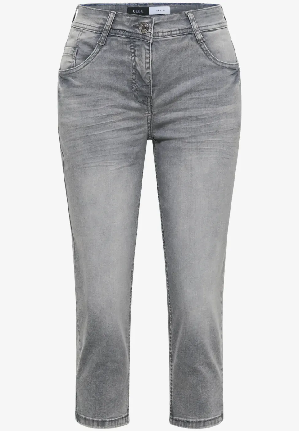 Jeans 3/4 Slim Leg en Casual Fit