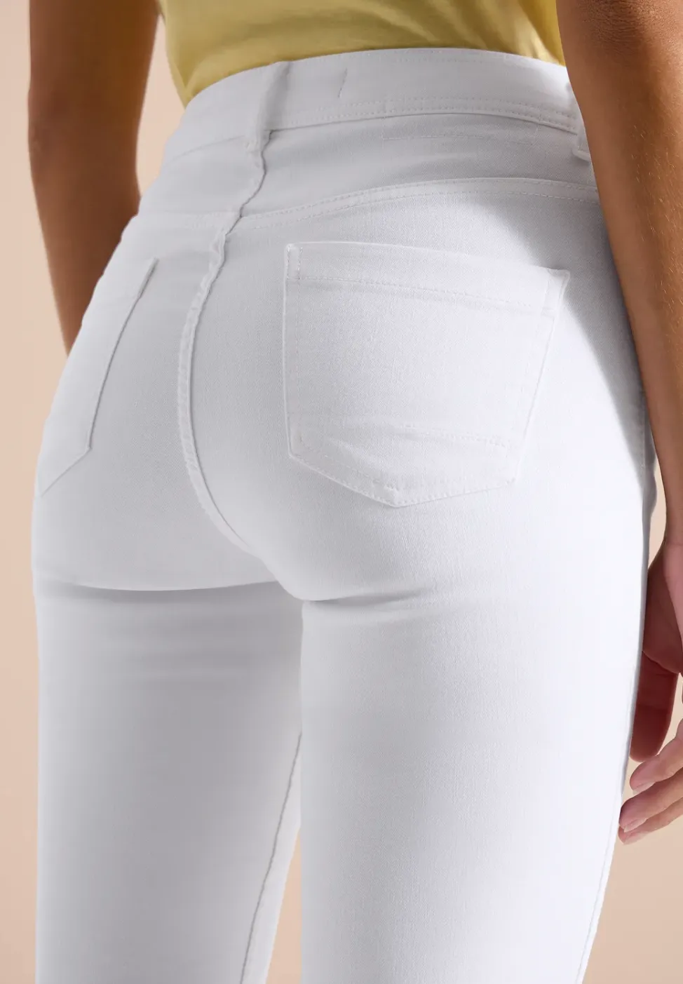 Jeans 3/4 Slim Leg en coupe ajustée