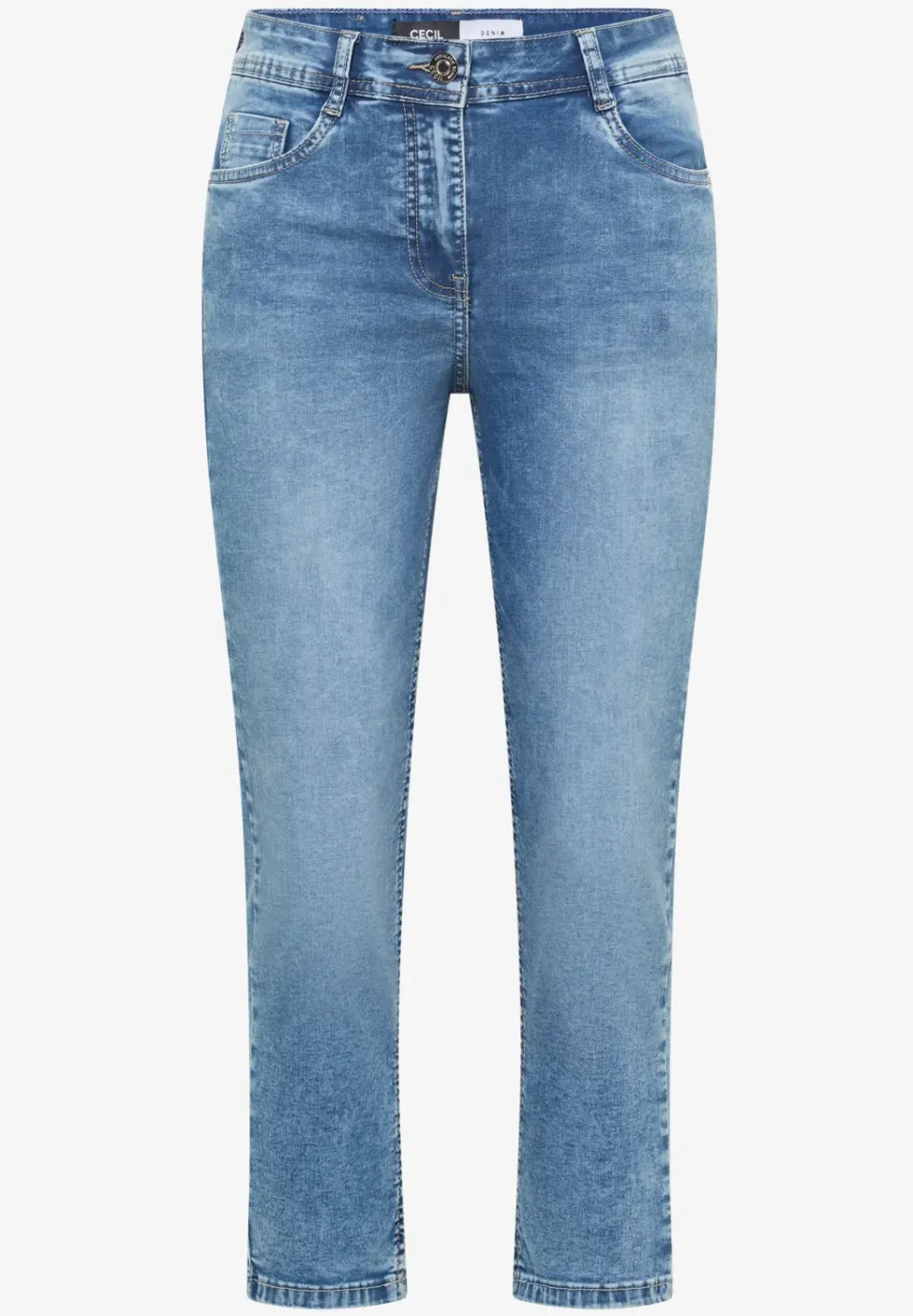 Jeans 3/4 Slim Leg en Slim Fit