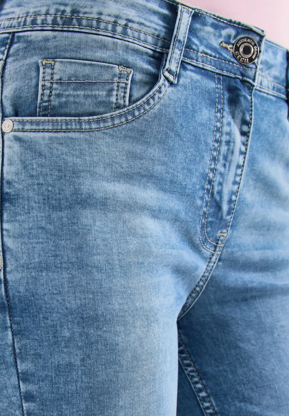Jeans 3/4 Slim Leg en Slim Fit
