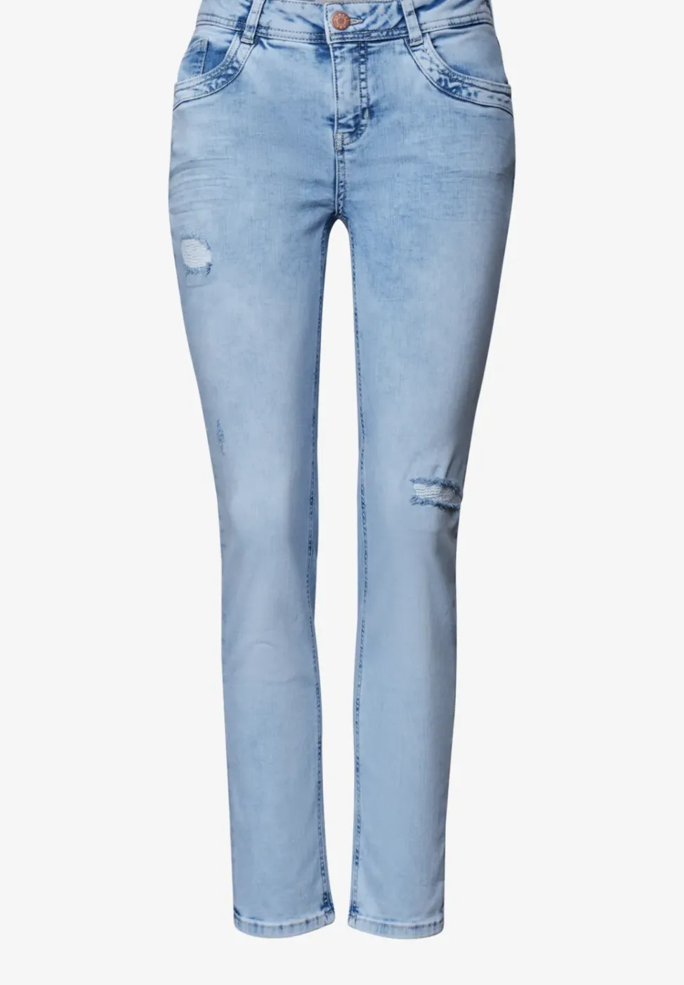 Jeans Slim Legs avec détails destroyed