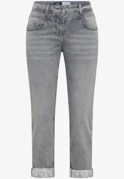 Jeans Straight Legs avec détail d'ourlet