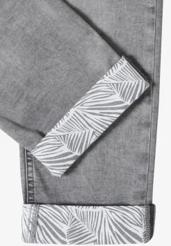 Jeans Straight Legs avec détail d'ourlet